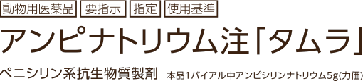 アンピナトリウム注「タムラ」